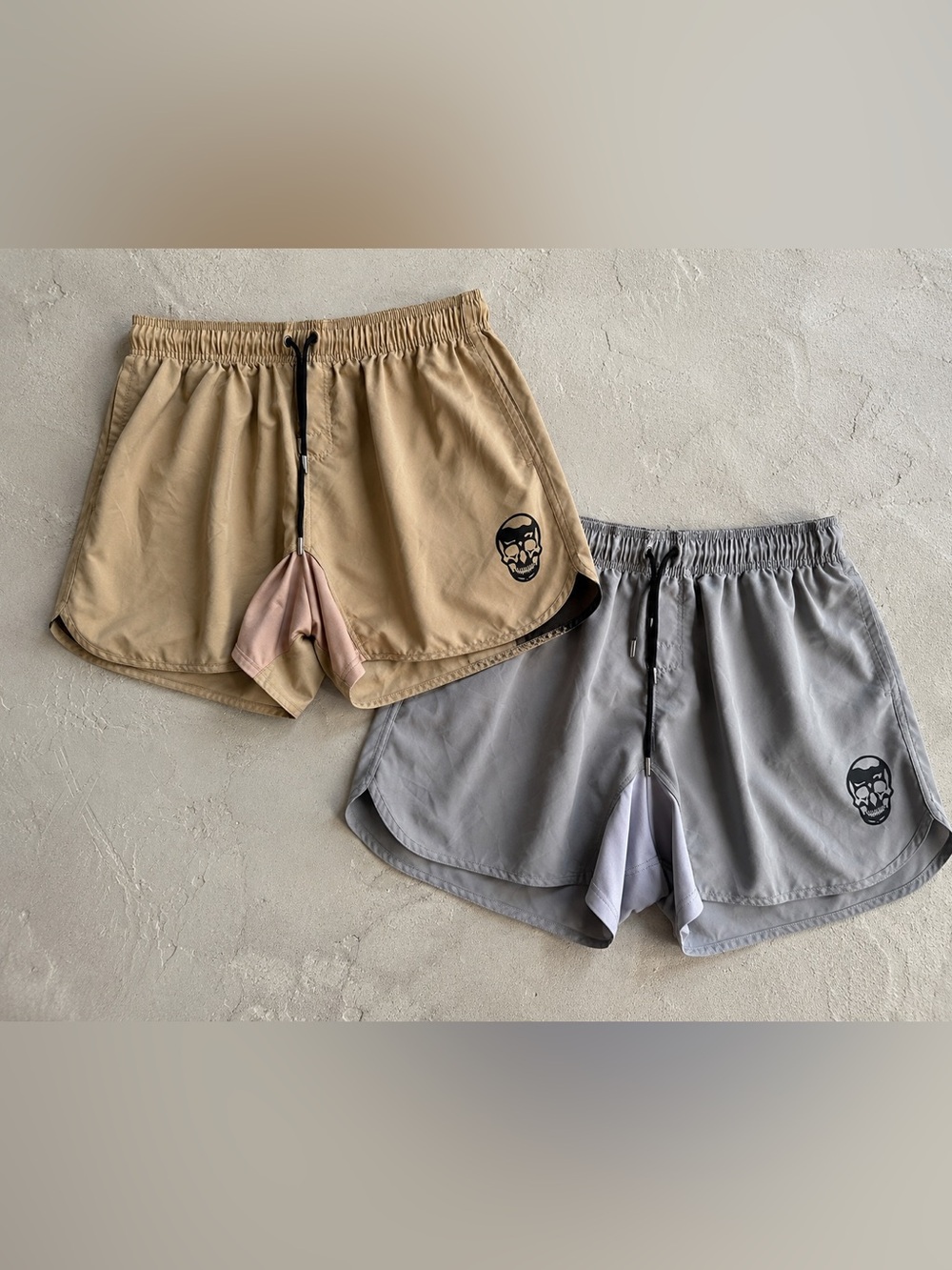 Gymreapers Skull Gym Shorts Bundle L Athletic Bodybuilding Running